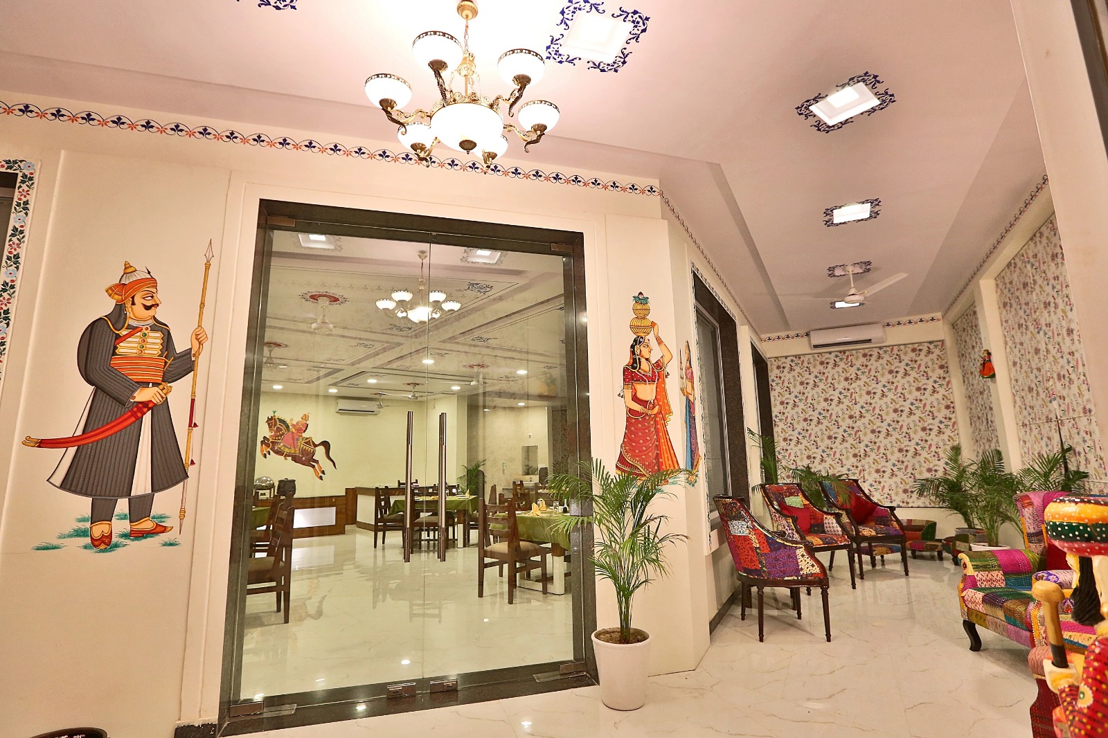 Traditional Rajasthani thali cuisine